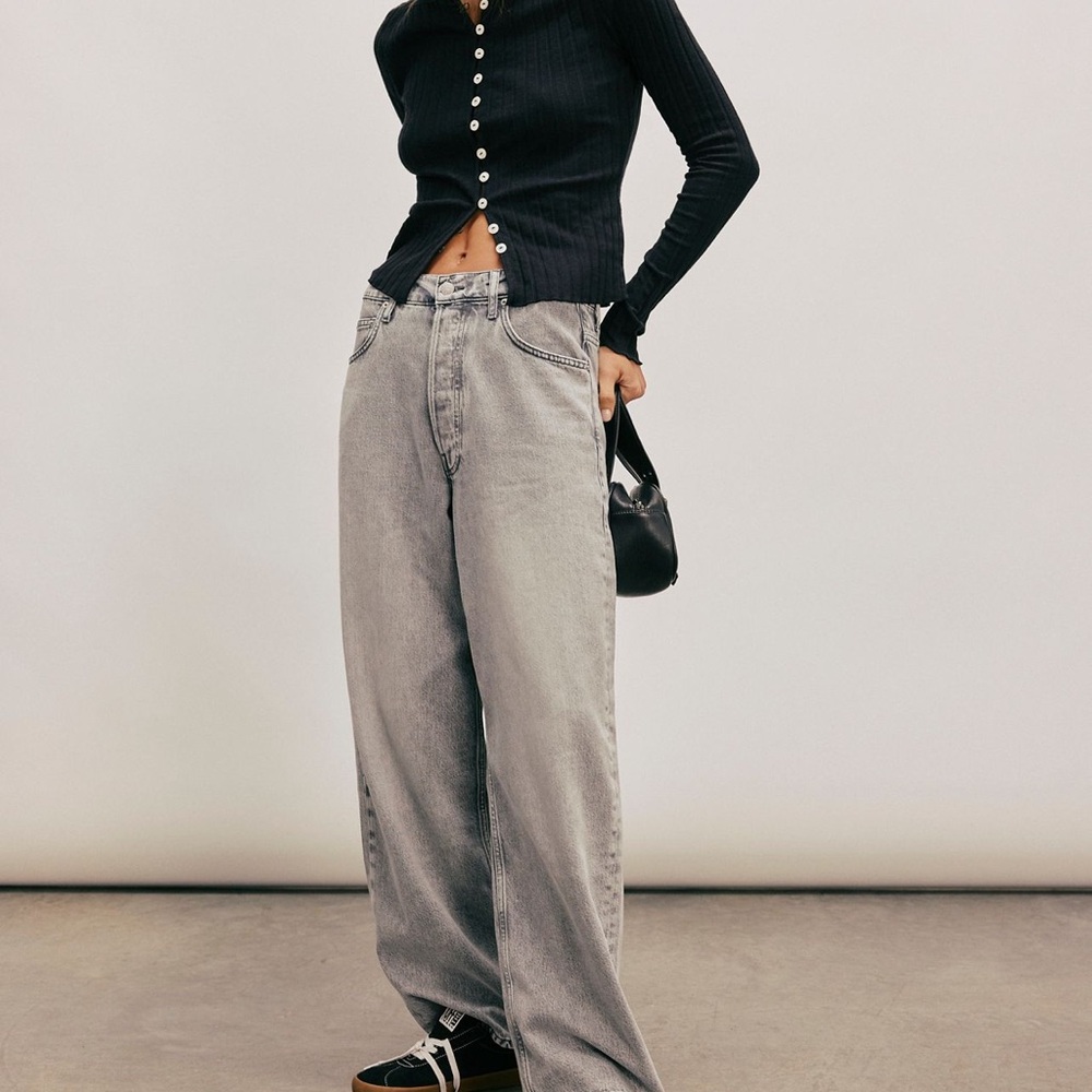 SNACKS by MOTHER Women's Gray Jeans